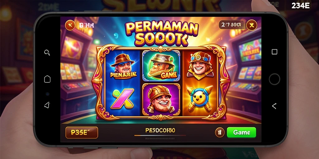 Screenshot gameplay Slot 234E yang menakjubkan dan interaktif.