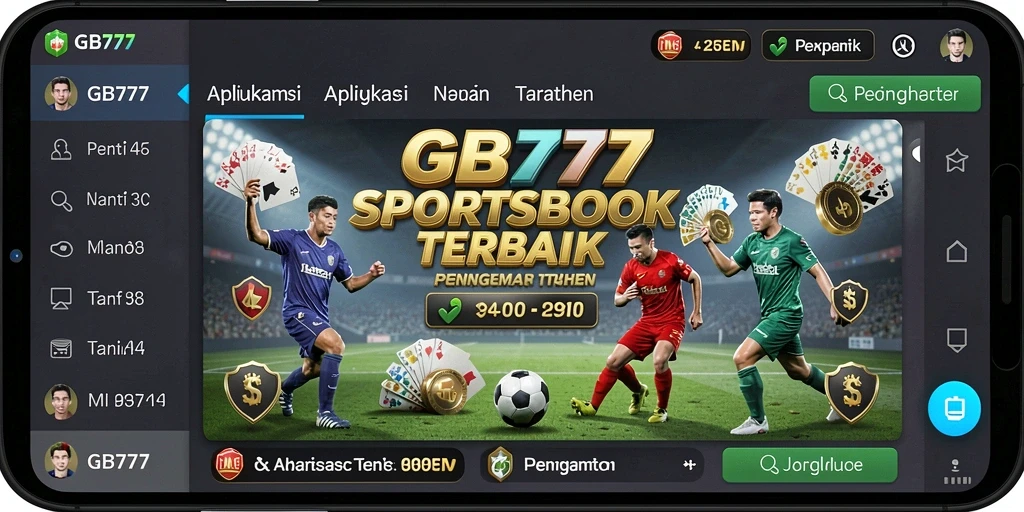 Tampilan screenshot gameplay Sportsbook GB777 yang menarik dan interaktif.