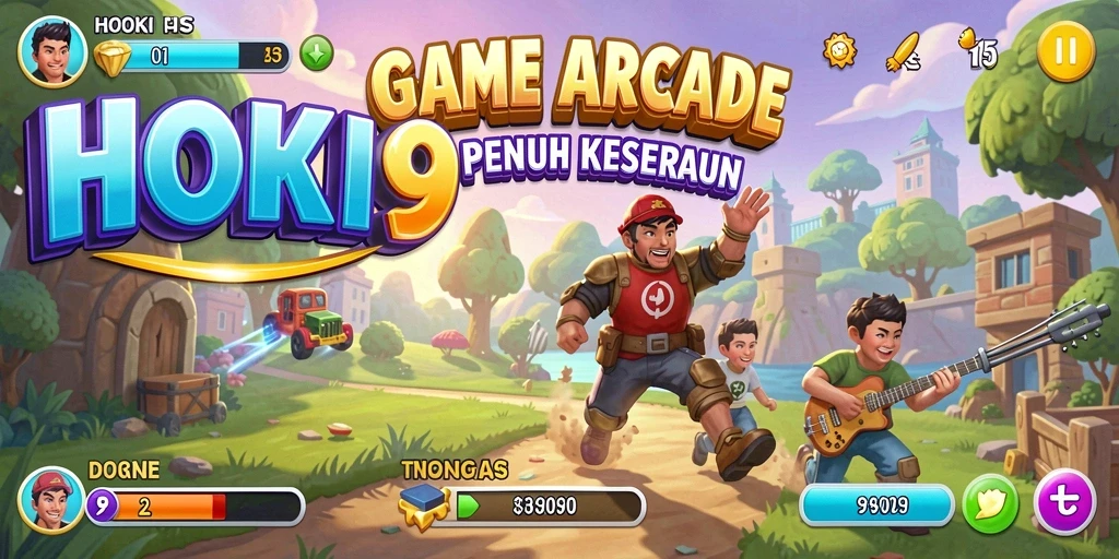 Tampilan gameplay HOKI9 yang penuh aksi dan keseruan.