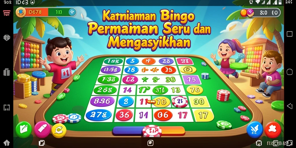 Screenshot gameplay ID678 dengan suasana Bingo yang menyenangkan.