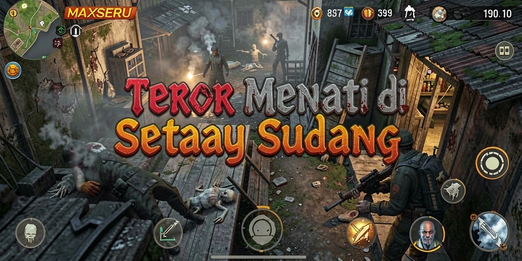 Gameplay menegangkan di dalam dunia kegelapan MAXSERU.