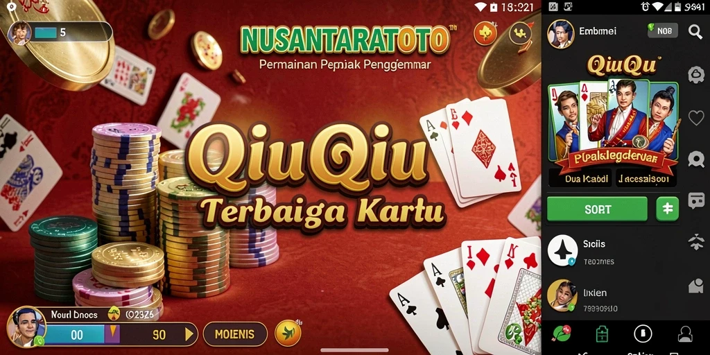 Screenshot gameplay NUSANTARATOTO yang menunjukkan pertarungan QiuQiu yang seru.