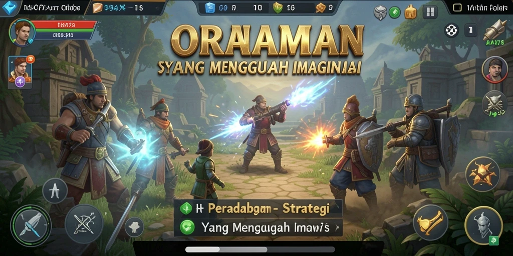 Tampilan gameplay SLG yang memukau dan menarik di ORA78.