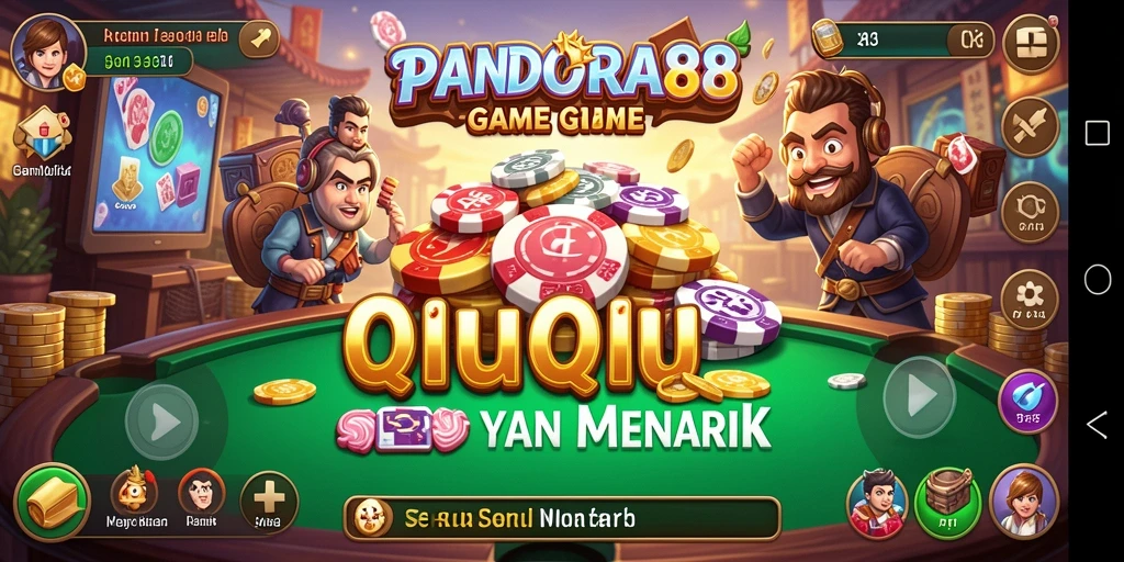 Tampilan gameplay QiuQiu yang mendebarkan di PANDORA88.