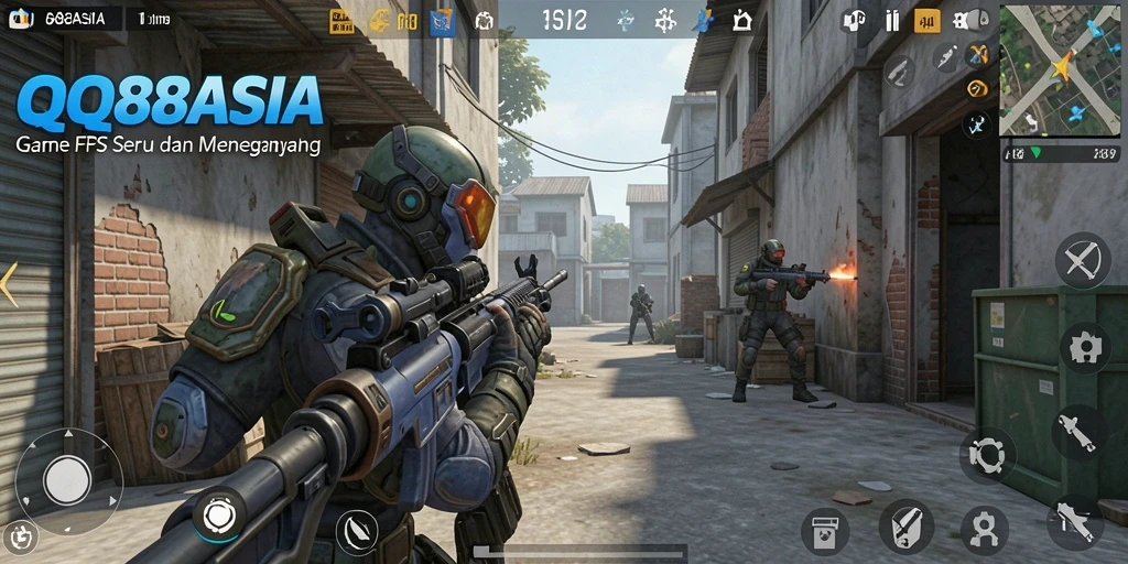 Tampilan screenshot dari gameplay intens di QQ88ASIA.