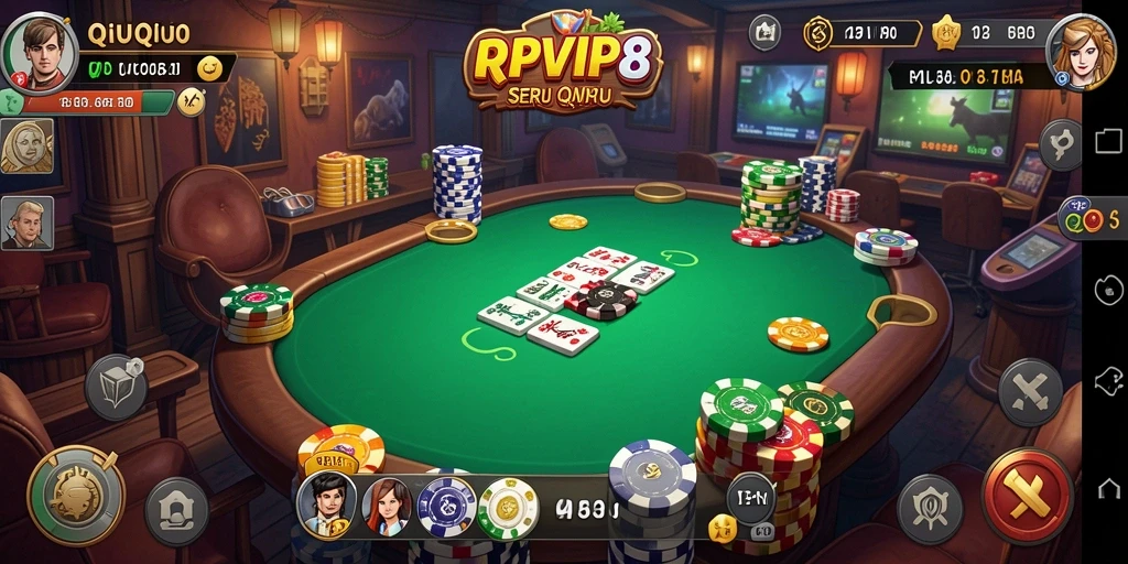 Tampilan gameplay RPVIP8 yang penuh warna dan menarik.