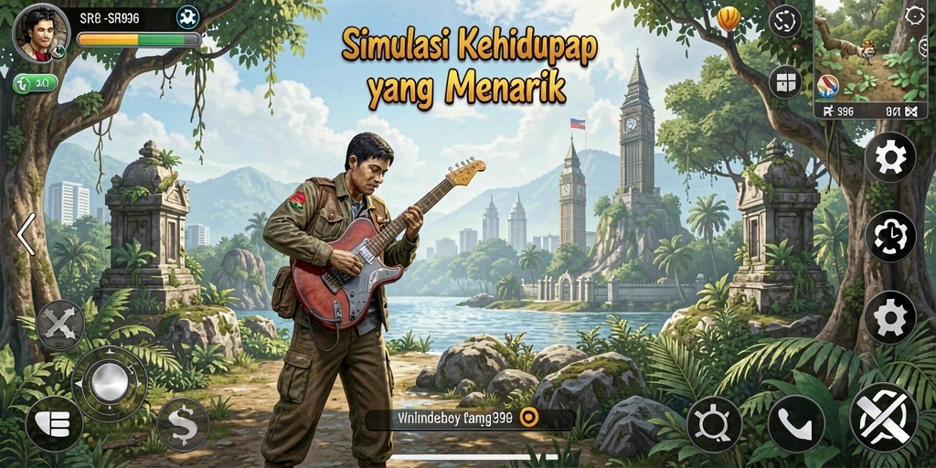 Tampilan gameplay SR996 yang imersif dan penuh aksi.