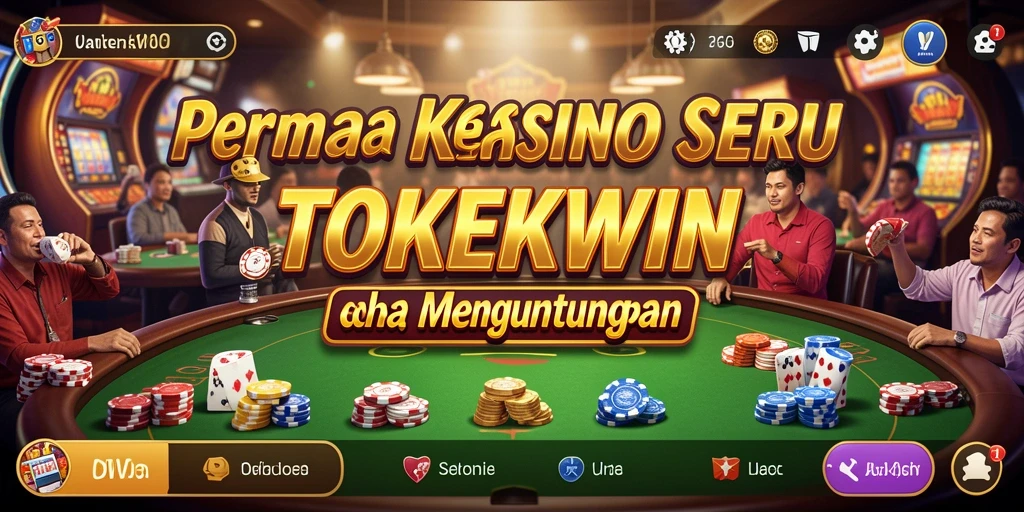 Tampilan seru gameplay dalam TOKEKWIN yang mendebarkan.