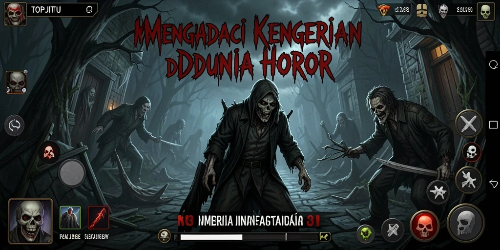 Gameplay menegangkan di dunia kegelapan dan kengerian.