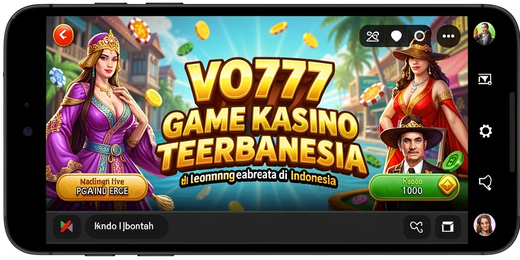 Tangkapan layar menunjukkan gameplay kasino yang menarik dan interaktif di VO777.