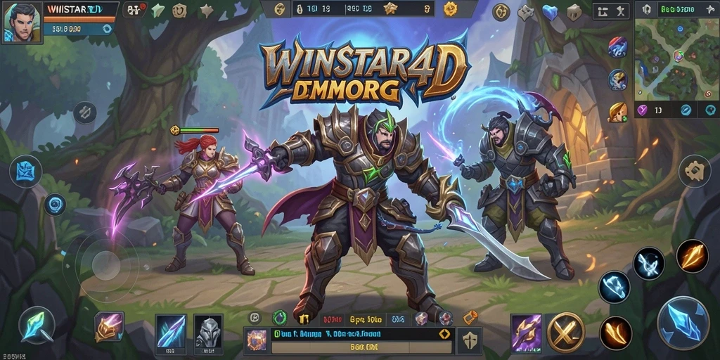 Tampilan gameplay fantastis dalam WINSTAR4D yang penuh petualangan.